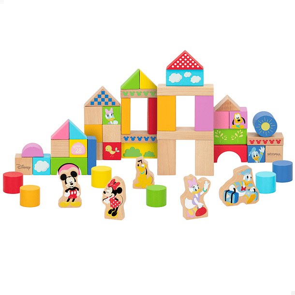 Woomax - Disney Baby Blocos de Madeira 2