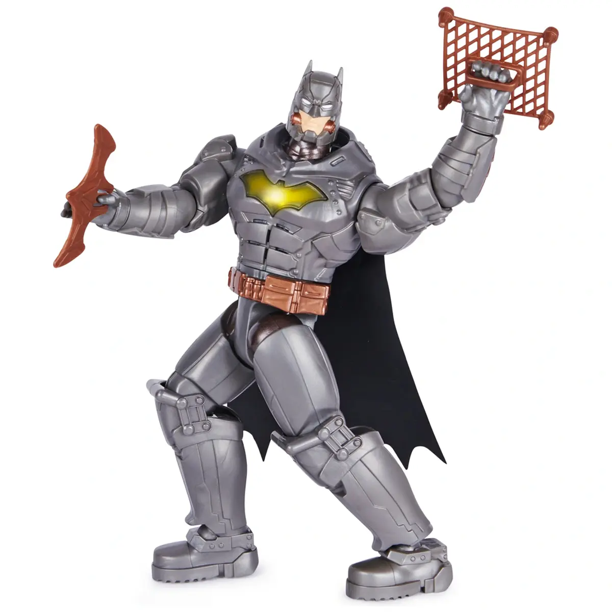 DC Comics Batman Personaggio Deluxe Battle Strike Batman da 30 cm 5 Accessori