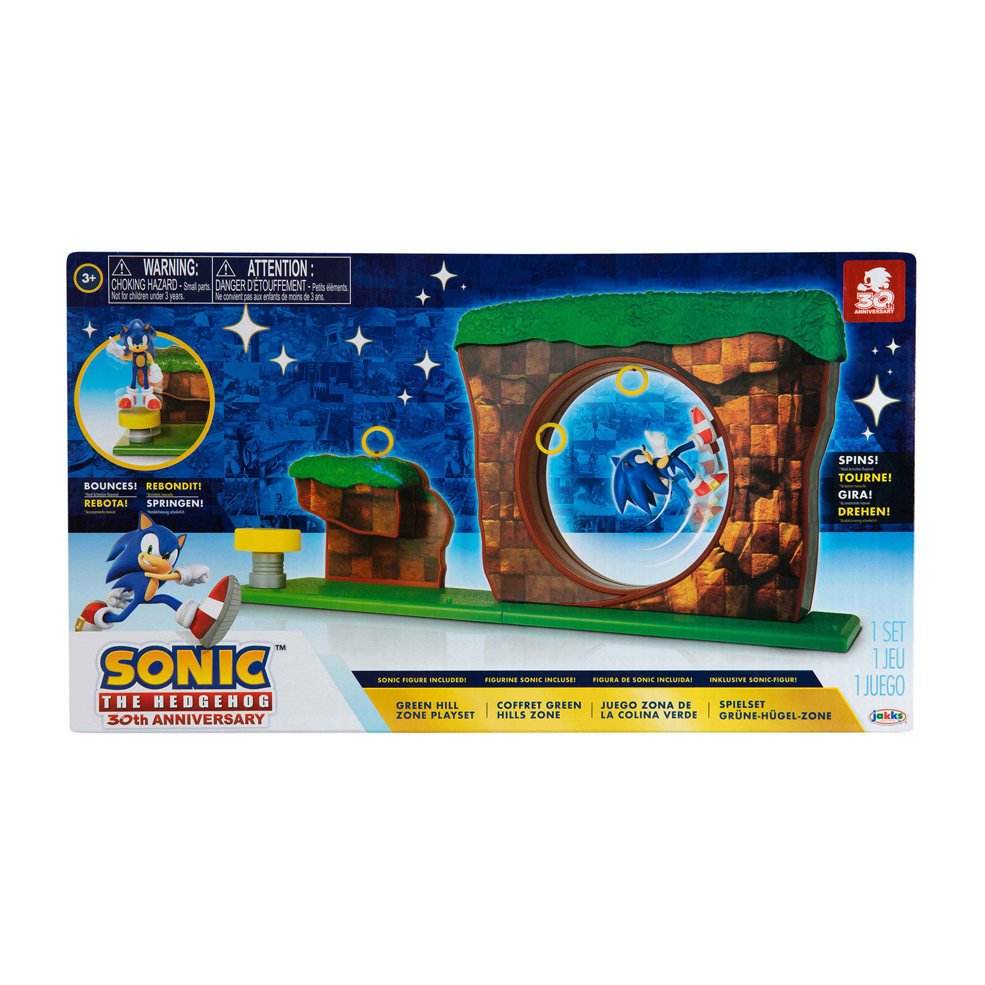 Sonic - Playset Green Hill Zone - Outros Jogos de Faz de Conta
