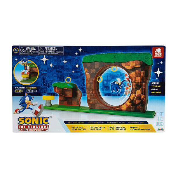 Sonic The Hedgehog - Playset Green Hill Zone 1