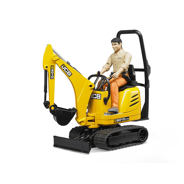 Micro Escavadora JCB 8010 CTS com Trabalhador 2