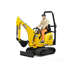 Micro Escavadora JCB 8010 CTS com Trabalhador 2