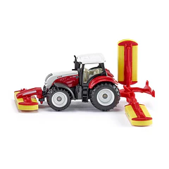 Siku - Tractor Steyr com Poettinger Mower Combination