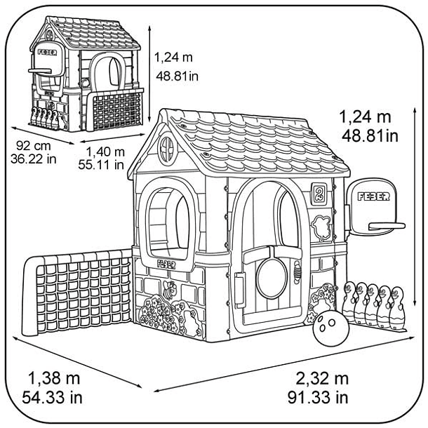 Multi-Activity House 6 in 1 5