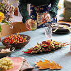  Peça de Centro de Flores Secas 6