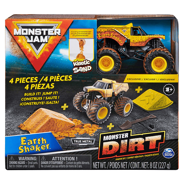 Monster Jam - Pack Inicial Monster Dirt Earth Shaker 1