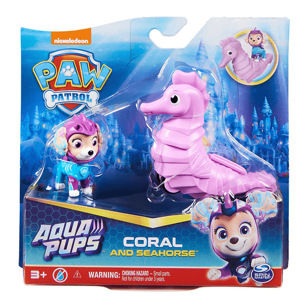 Patrulha Pata Aqua Pups - Coral and Seahorse 1