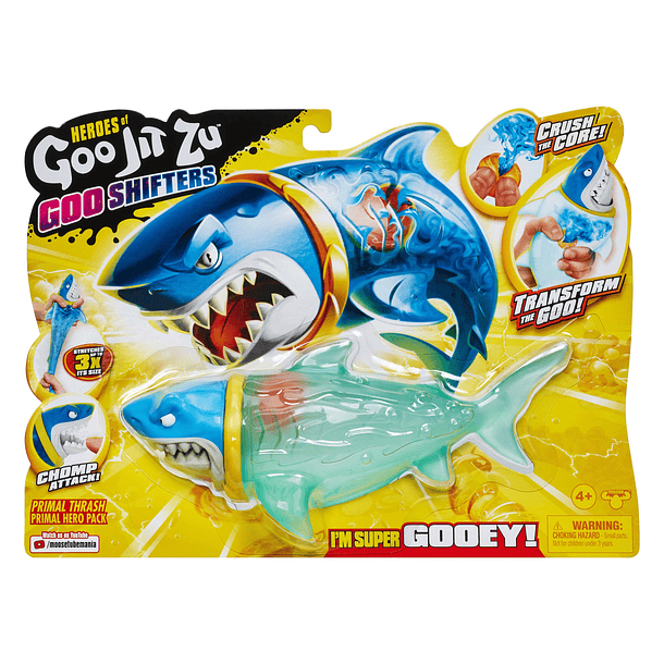 Goo Jit Zu Goo Shifters - Figura Primal Thrash 1