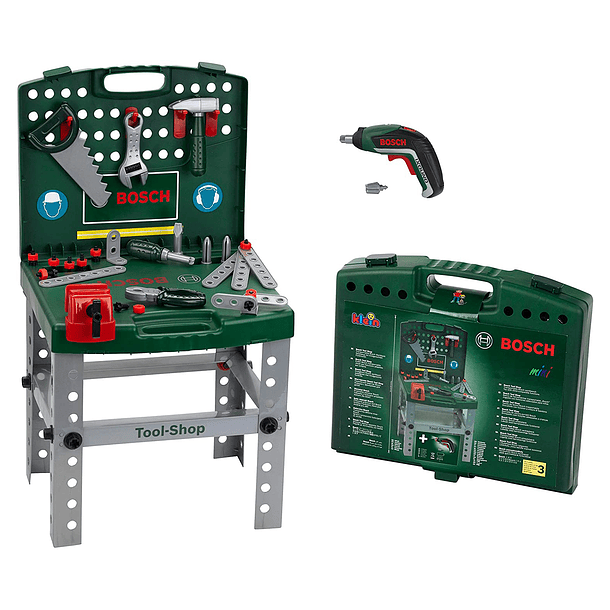 Bosch - Bancada e Mala de Ferramentas + Aparafusadora 1