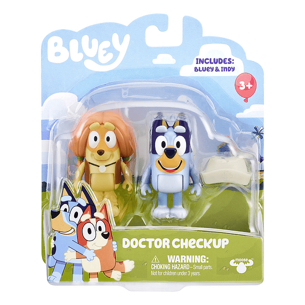 Bluey - Pack Figuras Doctor Checkup 1