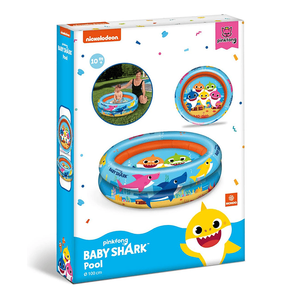 Piscina de 2 Aros - Baby Shark 1
