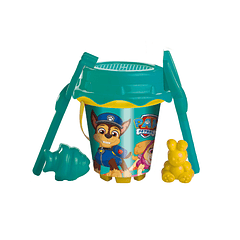 Balde de Praia da Patrulha Pata e Moldes