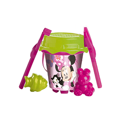 Balde de Praia da Minnie e Moldes