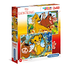 Puzzle 2x60 pçs - Rei Leão 1