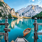 Puzzle 500 pçs - Braies Lake 2