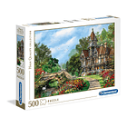 Puzzle 500 pçs - Old Waterway Cottage 1