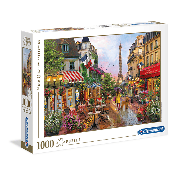 Puzzle 1000 pçs - Flowers in Paris 1