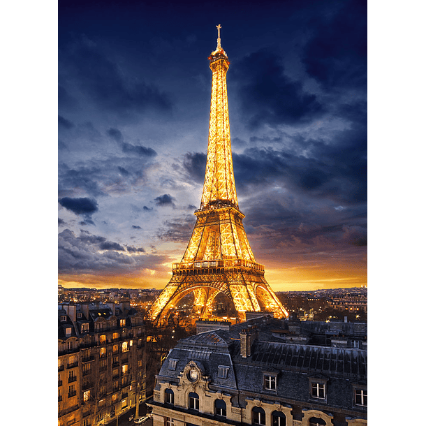 Puzzle 1000 pçs - Torre Eiffel 2