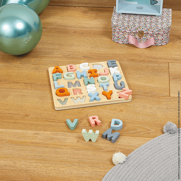 Puzzle Abecedário com Quadro 8