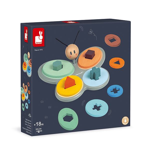 Borboleta com Encaixe de Formas 1