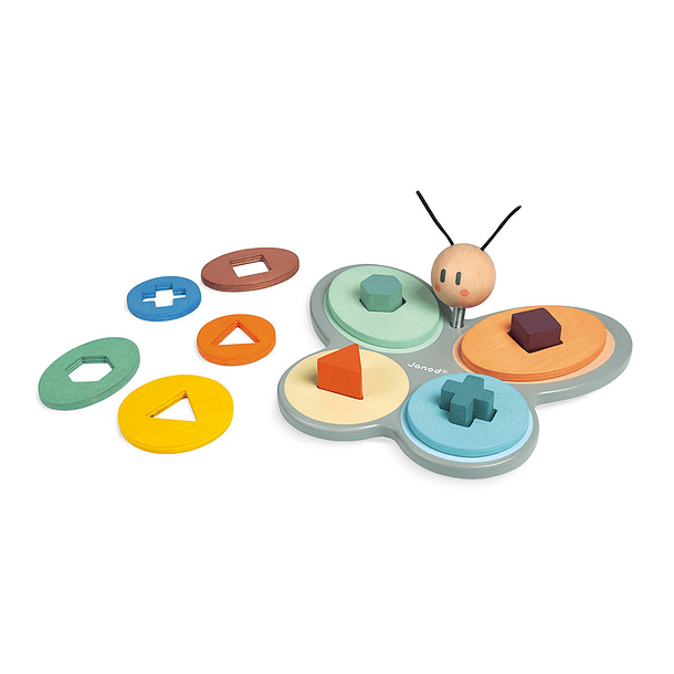 Borboleta com Encaixe de Formas 2