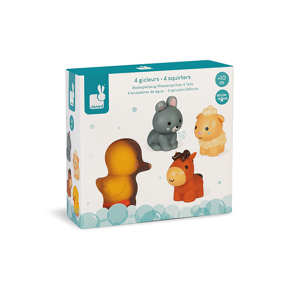 4 Lançadores de Água do Banho - Animais da Quinta 1