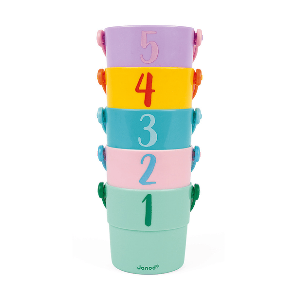 Baldes de Atividades do Banho - Animais 4