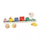 Classificador de Tamanhos, Formas e Cores com Pássaros 4