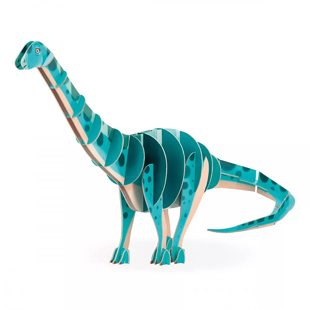 Puzzle 3D - Dinossauro Diplodocus 2
