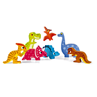 Puzzle de Dinossauros 7 Peças 2