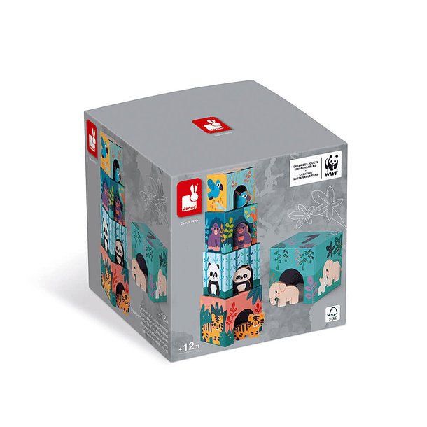 Pirâmide Quadrada - Animais Selvagens 1