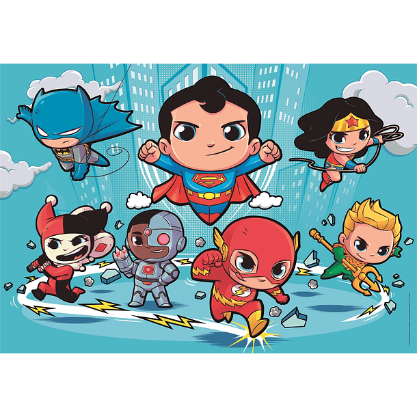 Puzzle 30 pçs - DC Comics Super Friends 2