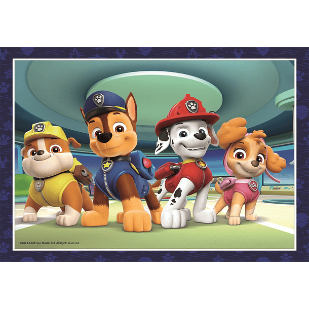 Puzzle 4 em 1 - Patrulha Pata 2