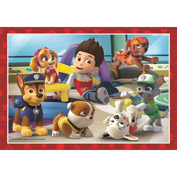Puzzle 4 em 1 - Patrulha Pata 3