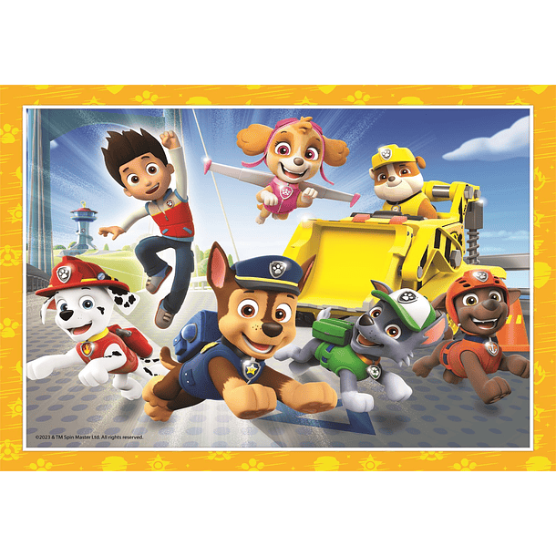 Puzzle 4 em 1 - Patrulha Pata 5