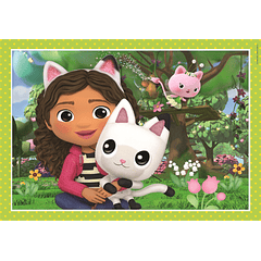 Puzzle 4 em 1 -  Gabby's Dollhouse