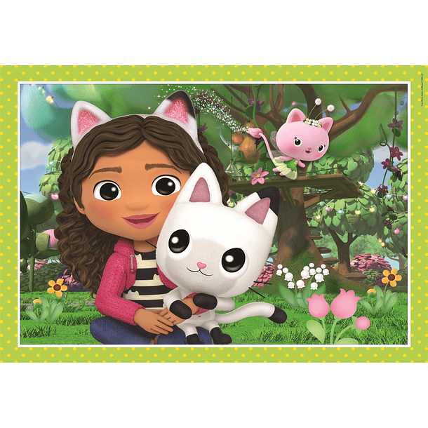 Puzzle 4 em 1 -  Gabby's Dollhouse 2