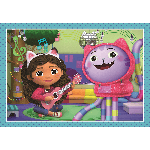 Puzzle 4 em 1 -  Gabby's Dollhouse 4