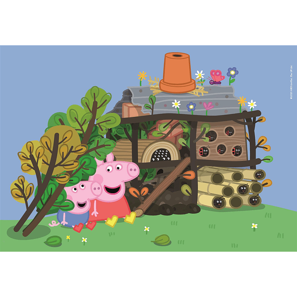 Puzzle 2x60 pçs - Peppa Pig 3