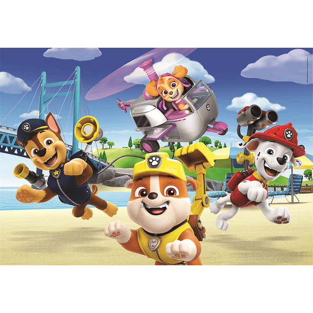 Puzzle 2x60 pçs - Patrulha Pata 3