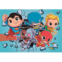 Puzzle 2x60 pçs - DC Comics Super Friends