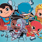 Puzzle 2x60 pçs - DC Comics Super Friends 2