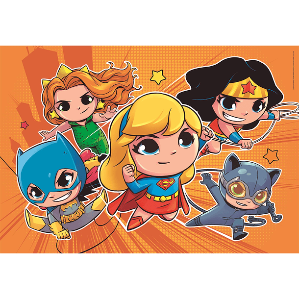 Puzzle 2x60 pçs - DC Comics Super Friends 3