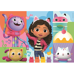Puzzle 2x60 pçs - Gabby's Dollhouse