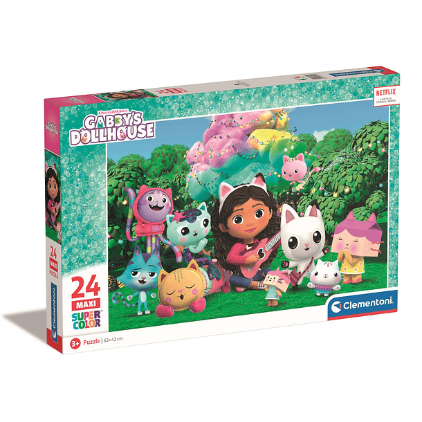 Puzzle Maxi 24 pçs - Gabby's Dollhouse e os Amigos 1