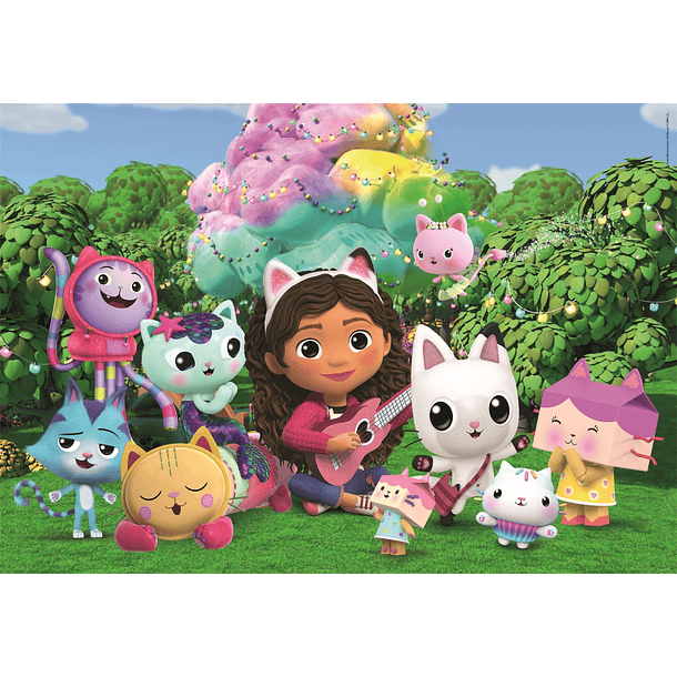 Puzzle Maxi 24 pçs - Gabby's Dollhouse e os Amigos 2