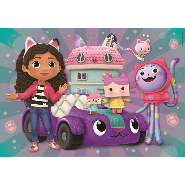 Puzzle 2x20 pçs - Gabby's Dollhouse 3