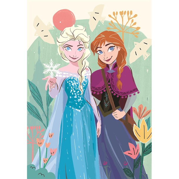 Puzzle 3 x 48 pçs - Frozen 2