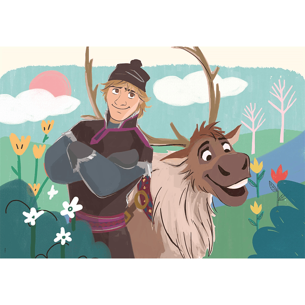 Puzzle 3 x 48 pçs - Frozen 4