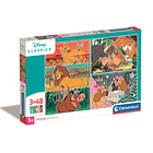 Puzzle 3 x 48 pçs - Disney Classics 1